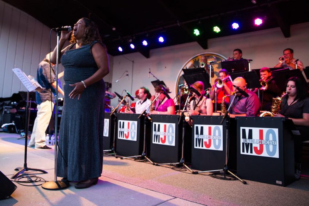 World renowned jazz musician Michelle Coltrane sings with the Milwaukee Jazz Orchestra